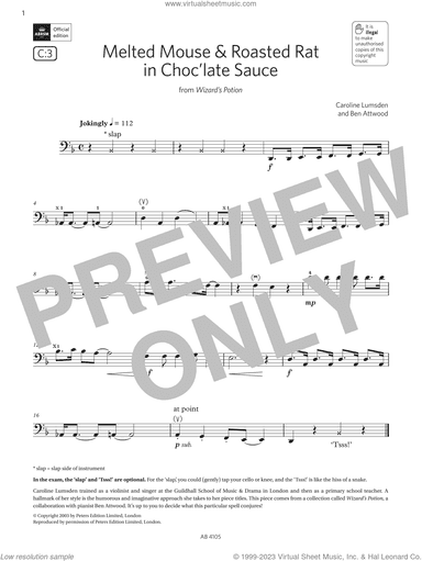 Melted Mouse and Roasted Rat in Choc'late Sauce (Grade 2, C3, from the ABRSM Cello Syllabus from 2024)