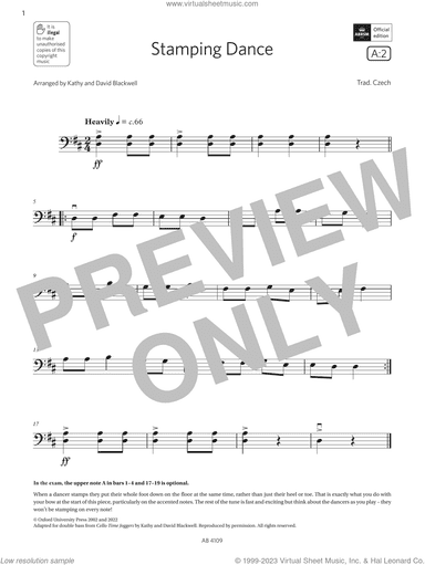 Stamping Dance (Grade Initial, A2, from the ABRSM Double Bass Syllabus from 2024)