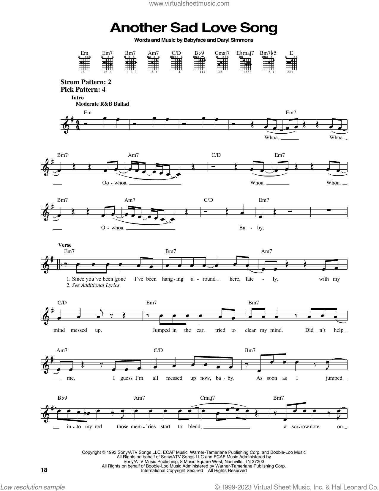 Another Sad Love Song
