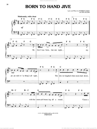 Born To Hand Jive (from Grease)