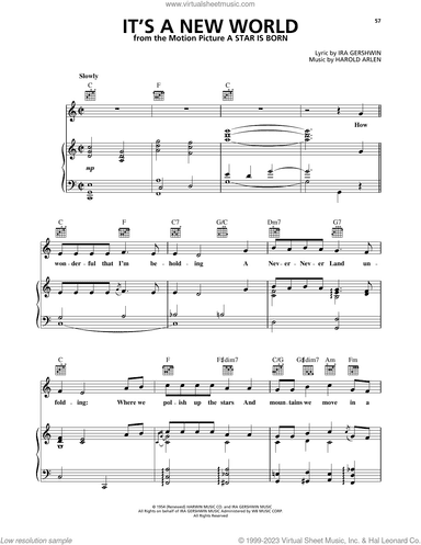 It's A New World (from A Star Is Born) (1954)