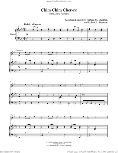 Chim Chim Cher-ee (from Mary Poppins)