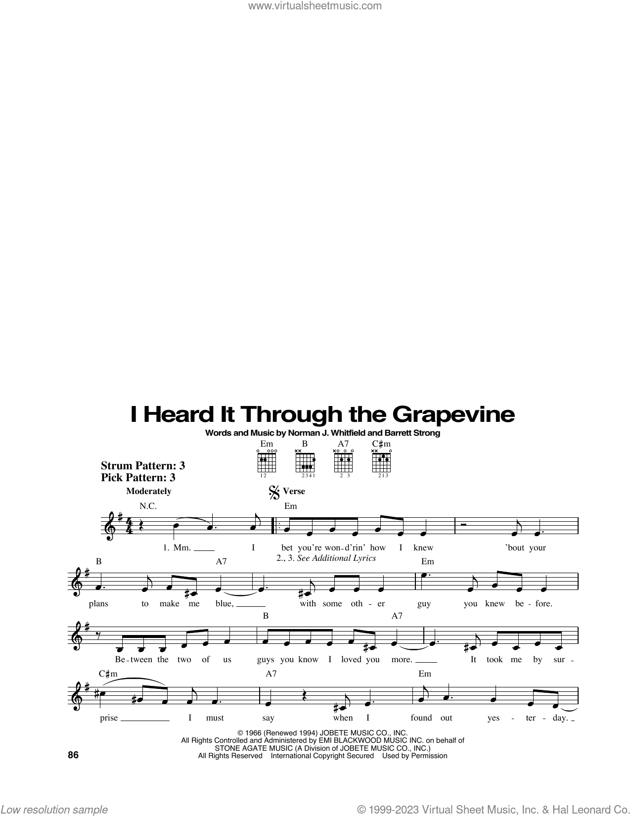 I Heard It Through The Grapevine