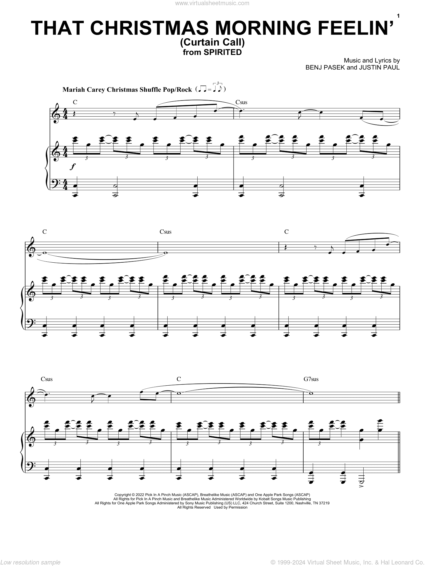 That Christmas Morning Feelin' (Curtain Call) (from Spirited)