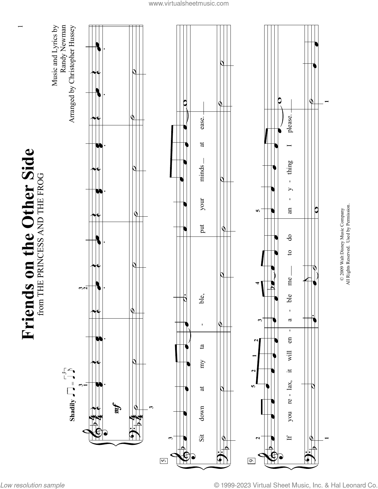 Friends On The Other Side (arr. Christopher Hussey)