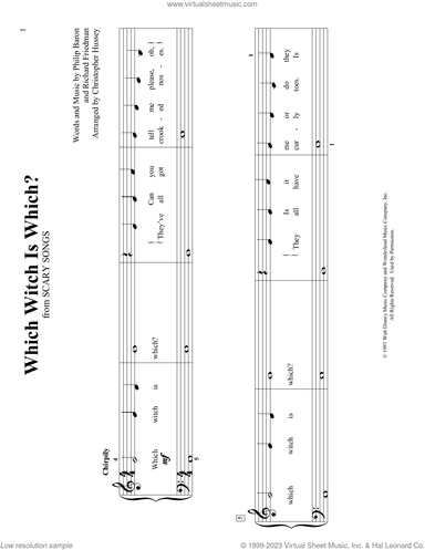 Which Witch Is Which? (arr. Christopher Hussey)