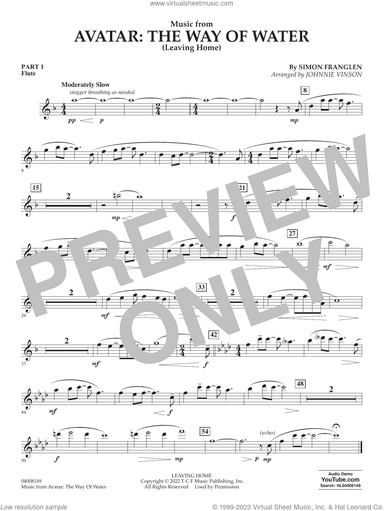 Music from Avatar: The Way Of Water (Leaving Home) (arr. Vinson)