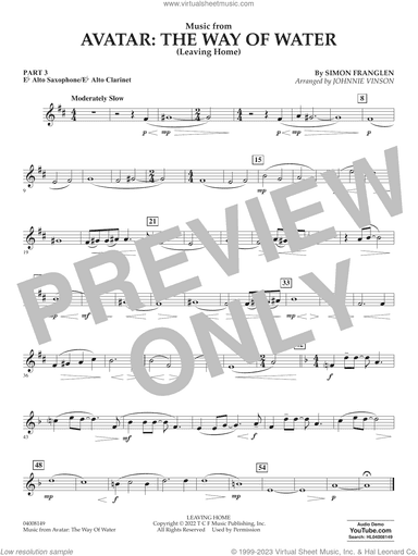 Music from Avatar: The Way Of Water (Leaving Home) (arr. Vinson)