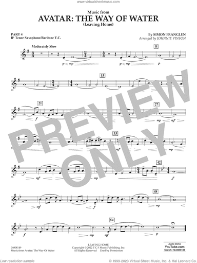 Music from Avatar: The Way Of Water (Leaving Home) (arr. Vinson)