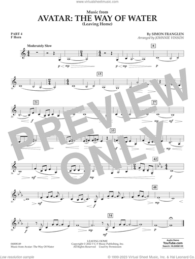 Music from Avatar: The Way Of Water (Leaving Home) (arr. Vinson)