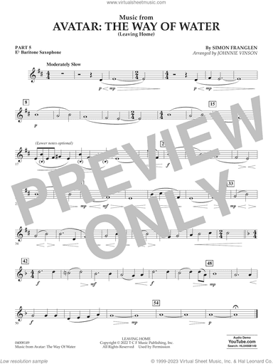 Music from Avatar: The Way Of Water (Leaving Home) (arr. Vinson)