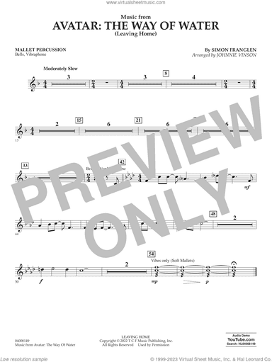 Music from Avatar: The Way Of Water (Leaving Home) (arr. Vinson)
