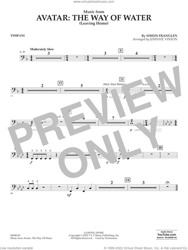 Music from Avatar: The Way Of Water (Leaving Home) (arr. Vinson)