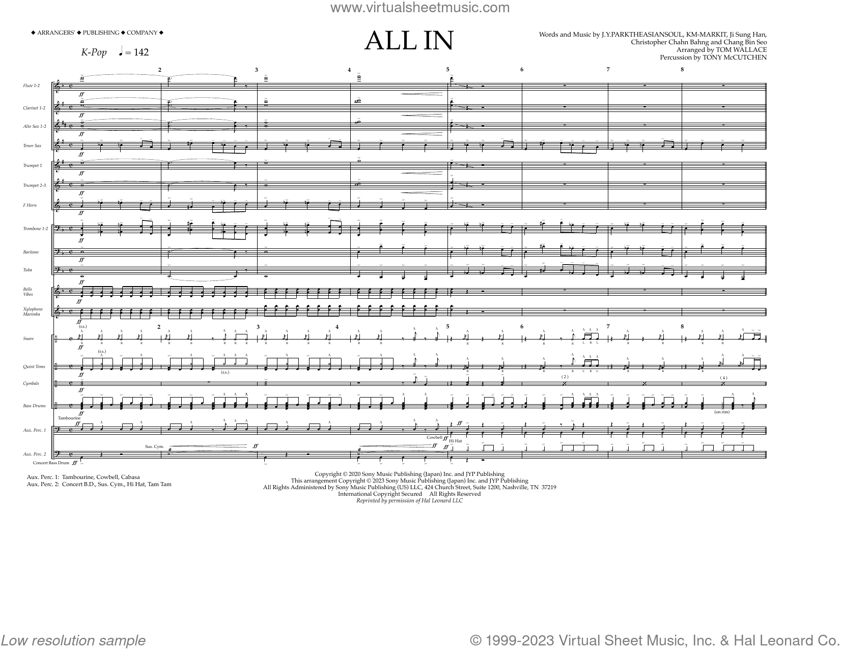 ALL IN (arr. Tom Wallace) (COMPLETE)