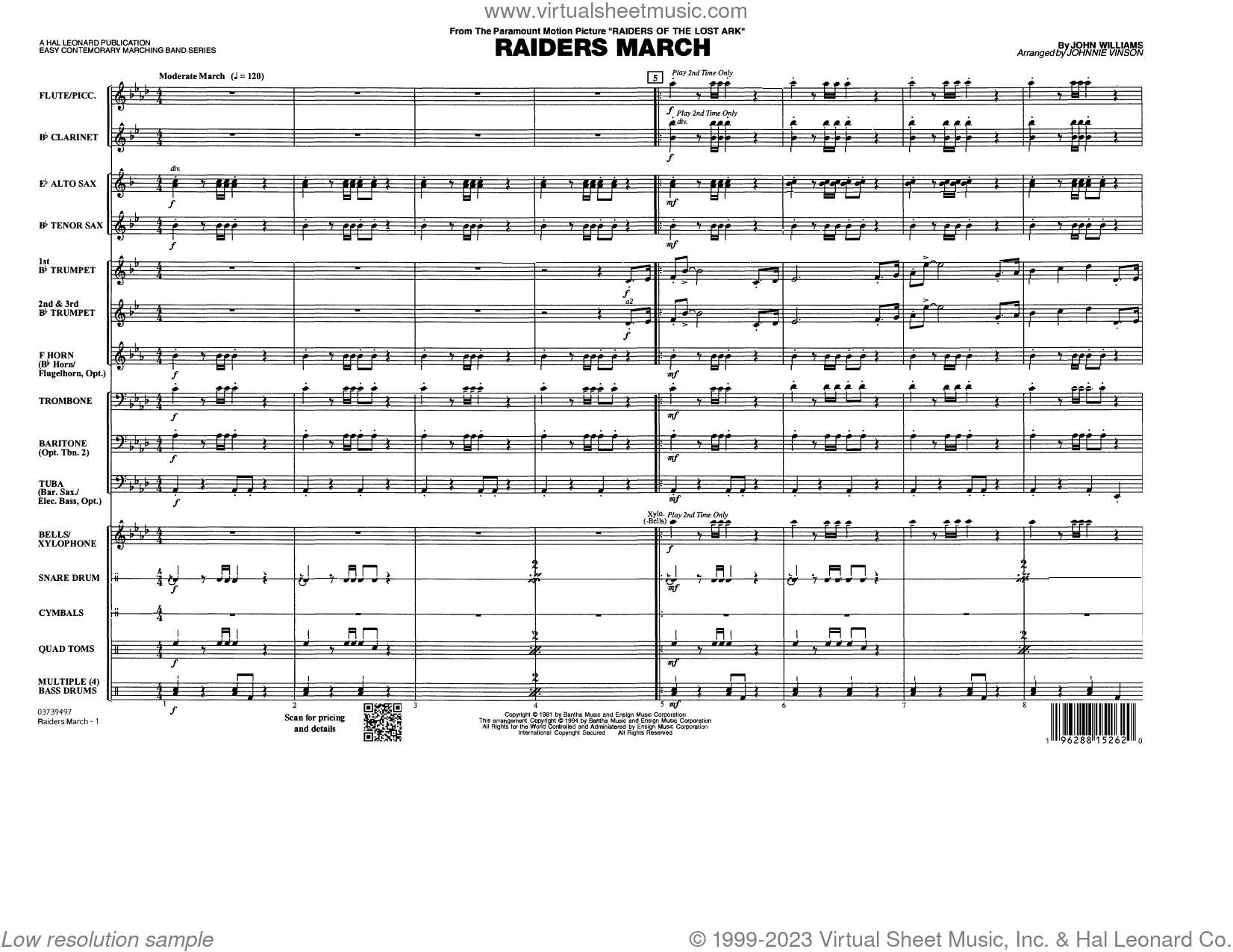 Raiders March (arr. Johnnie Vinson)