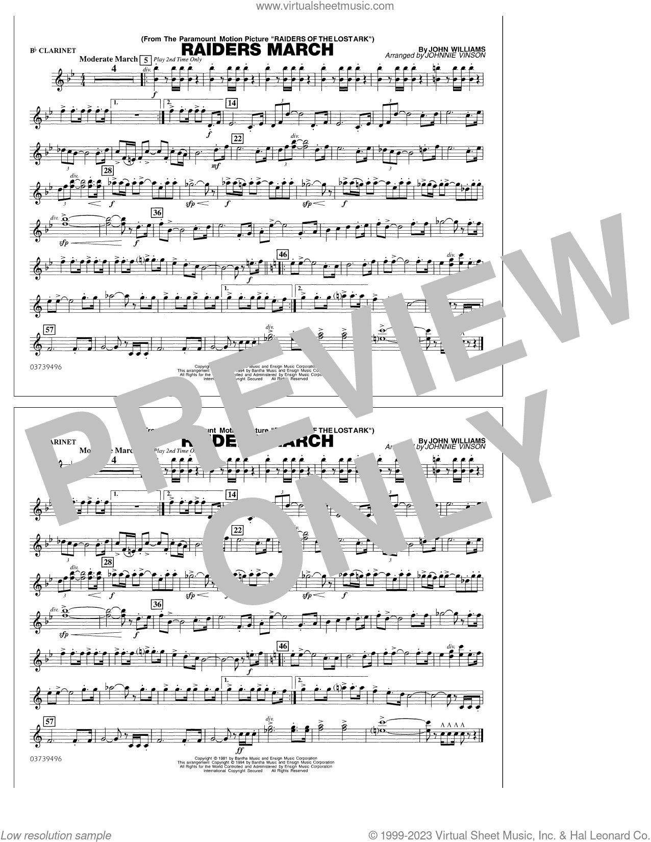 Raiders March (arr. Johnnie Vinson)