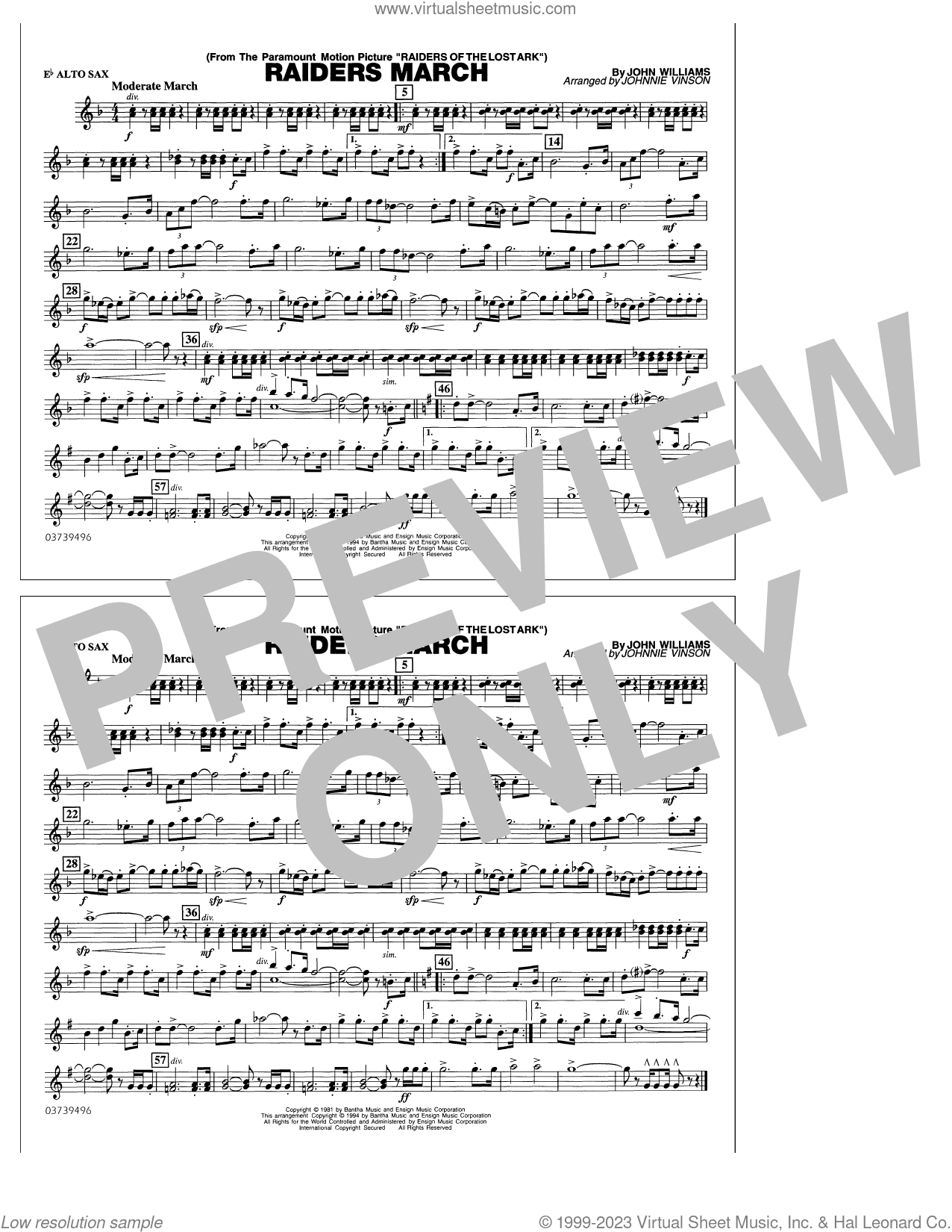 Raiders March (arr. Johnnie Vinson)