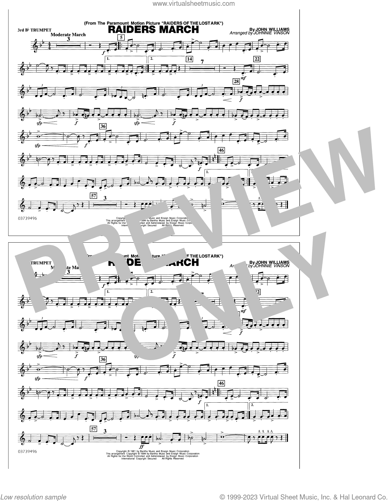 Raiders March (arr. Johnnie Vinson)