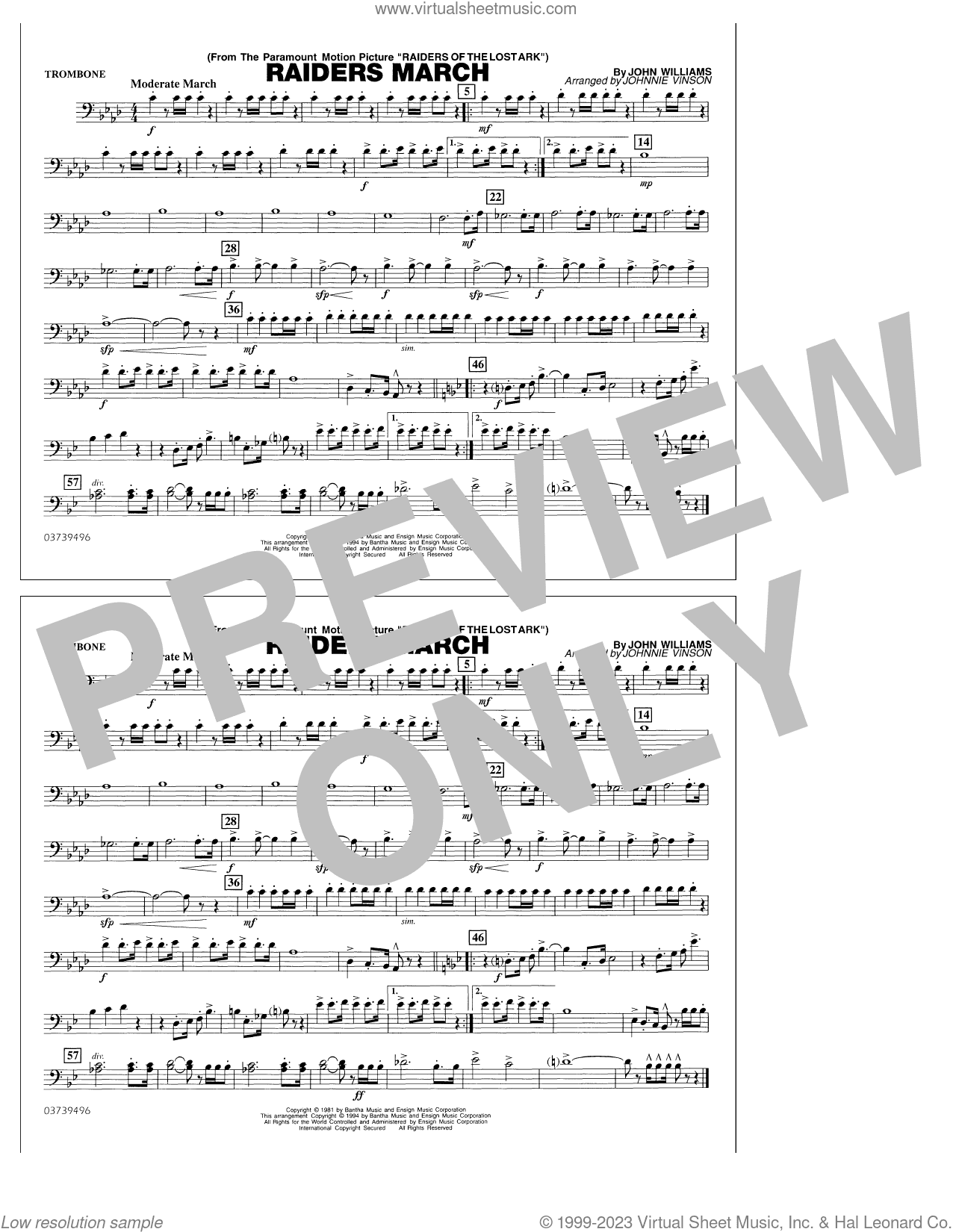 Raiders March (arr. Johnnie Vinson)