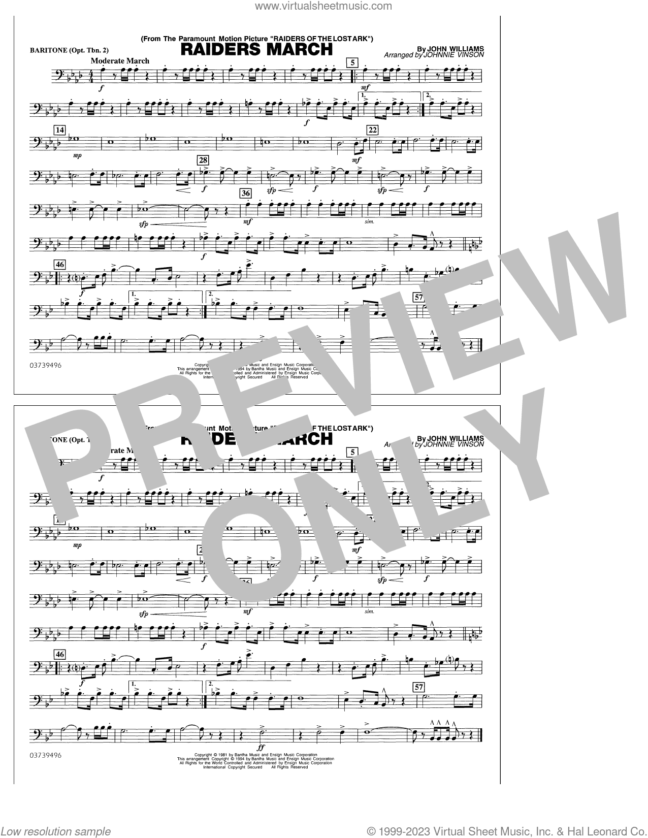Raiders March (arr. Johnnie Vinson)