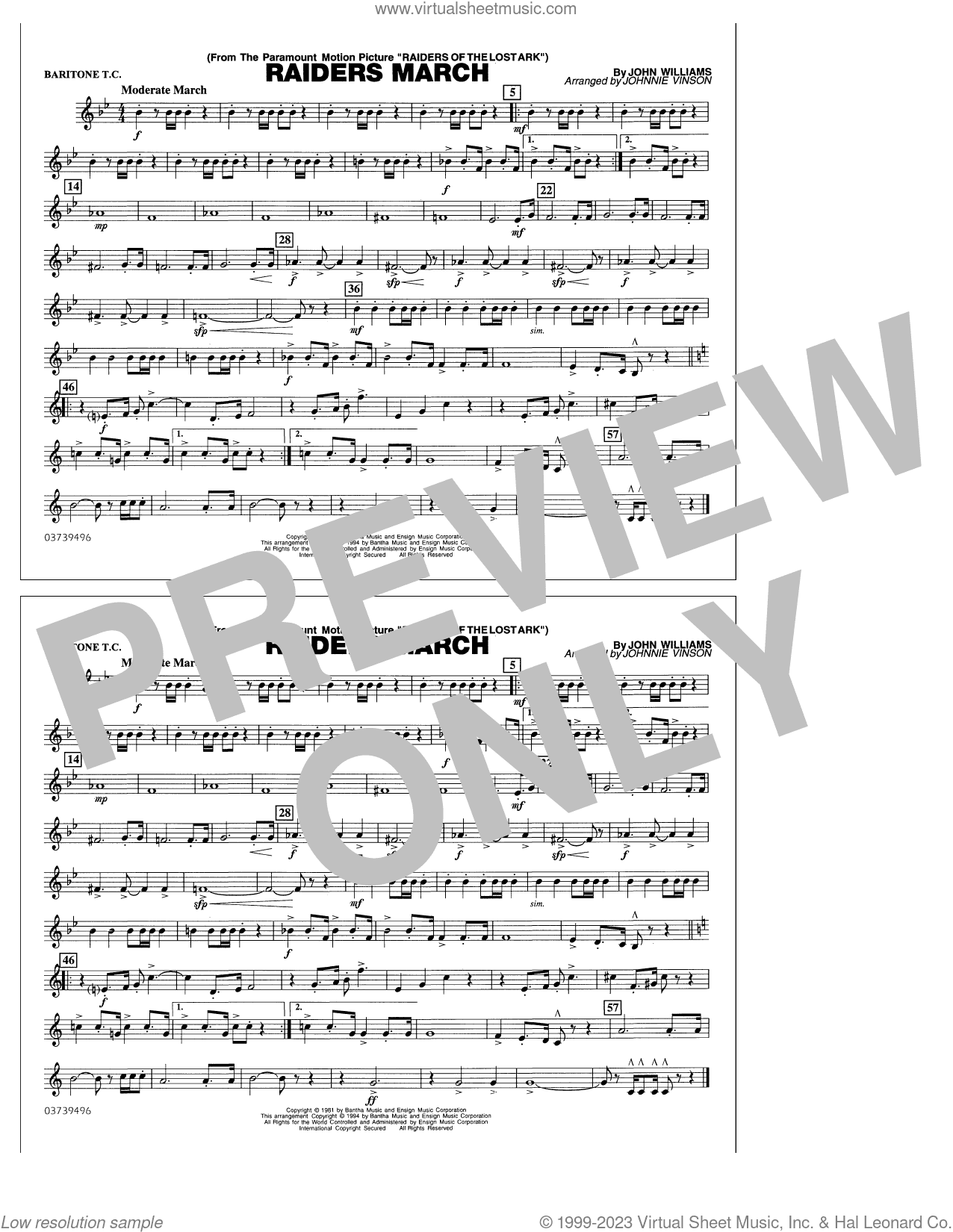 Raiders March (arr. Johnnie Vinson)