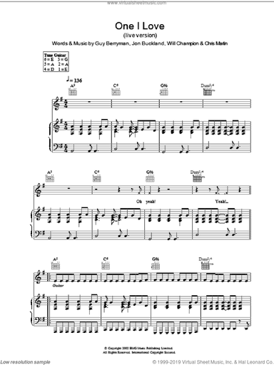 One I Love (live version)