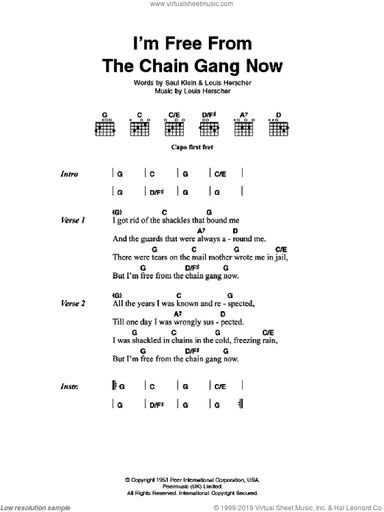 I'm Free From The Chain Gang Now
