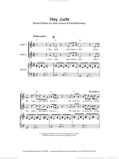 Hey Jude (arr. Rick Hein)