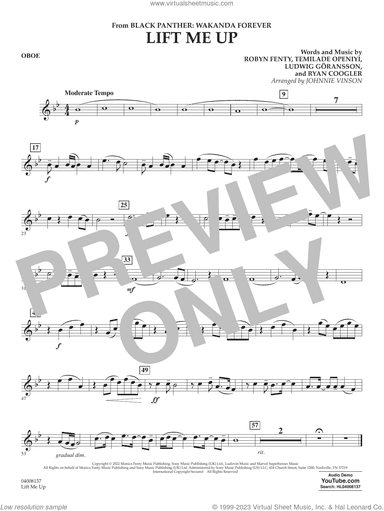 Lift Me Up (from Black Panther: Wakanda Forever) (arr. Vinson)
