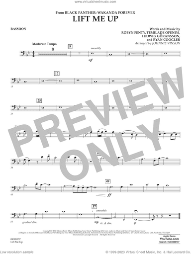 Lift Me Up (from Black Panther: Wakanda Forever) (arr. Vinson)