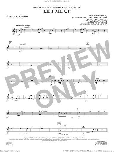Lift Me Up (from Black Panther: Wakanda Forever) (arr. Vinson)