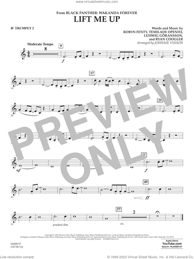 Lift Me Up (from Black Panther: Wakanda Forever) (arr. Vinson)