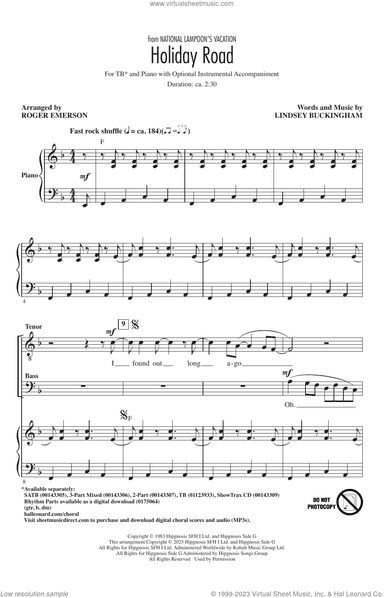 Holiday Road (from National Lampoon's Vacation) (arr. Roger Emerson)