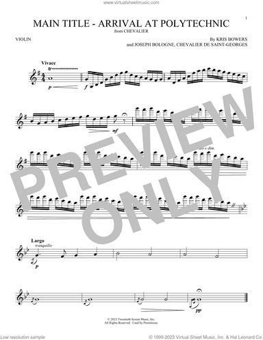 Main Title - Arrival At Polytechnic (from Chevalier)