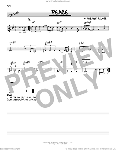 Peace (arr. Jack Grassel)