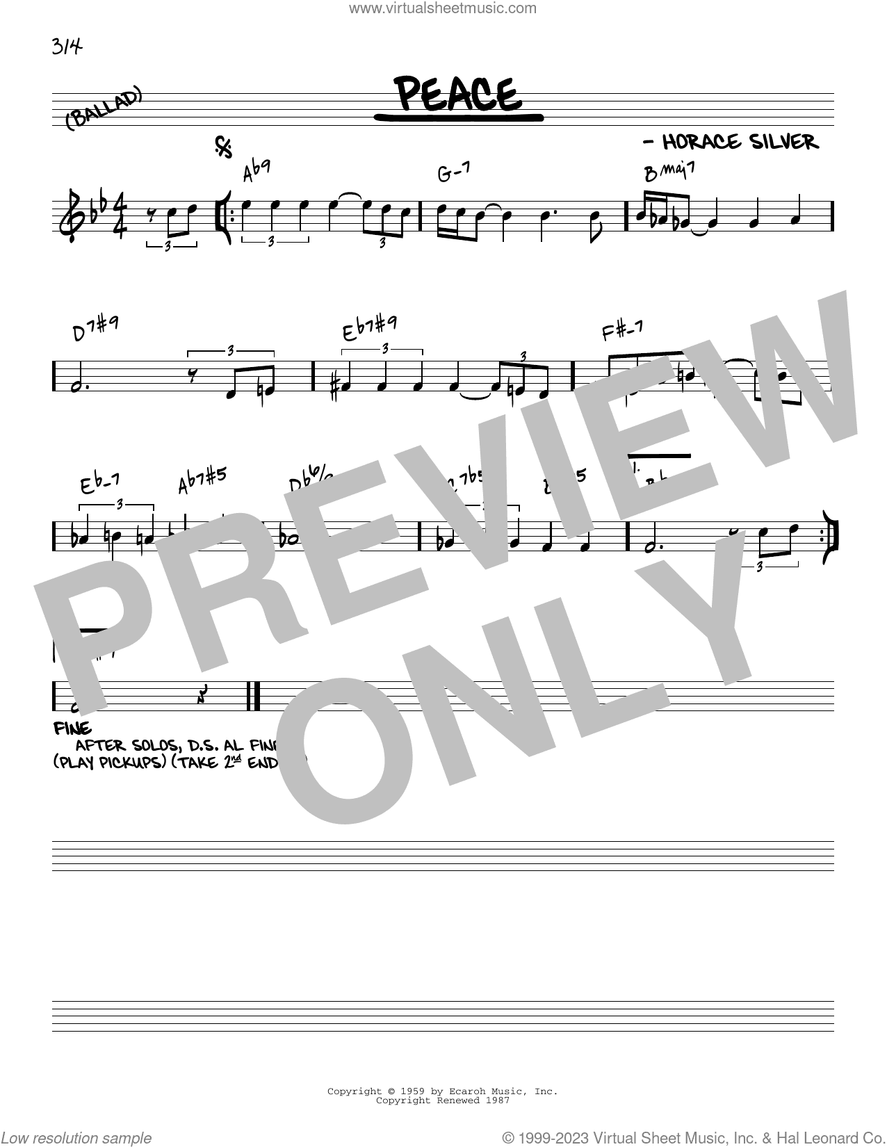 Peace (arr. Jack Grassel)