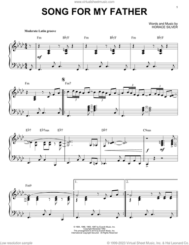 Song For My Father (arr. Brent Edstrom)