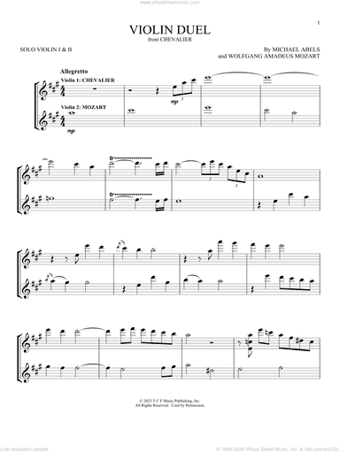 Violin Duel (from Chevalier)