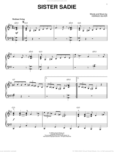 Sister Sadie (arr. Brent Edstrom)