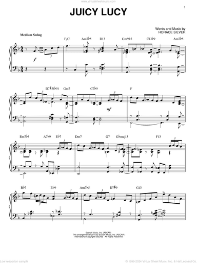Juicy Lucy (arr. Brent Edstrom)