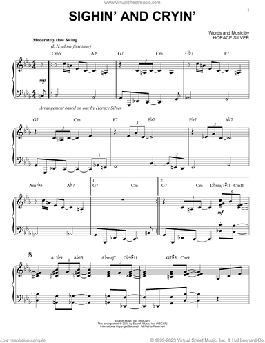 Sighin' And Cryin' (arr. Brent Edstrom)