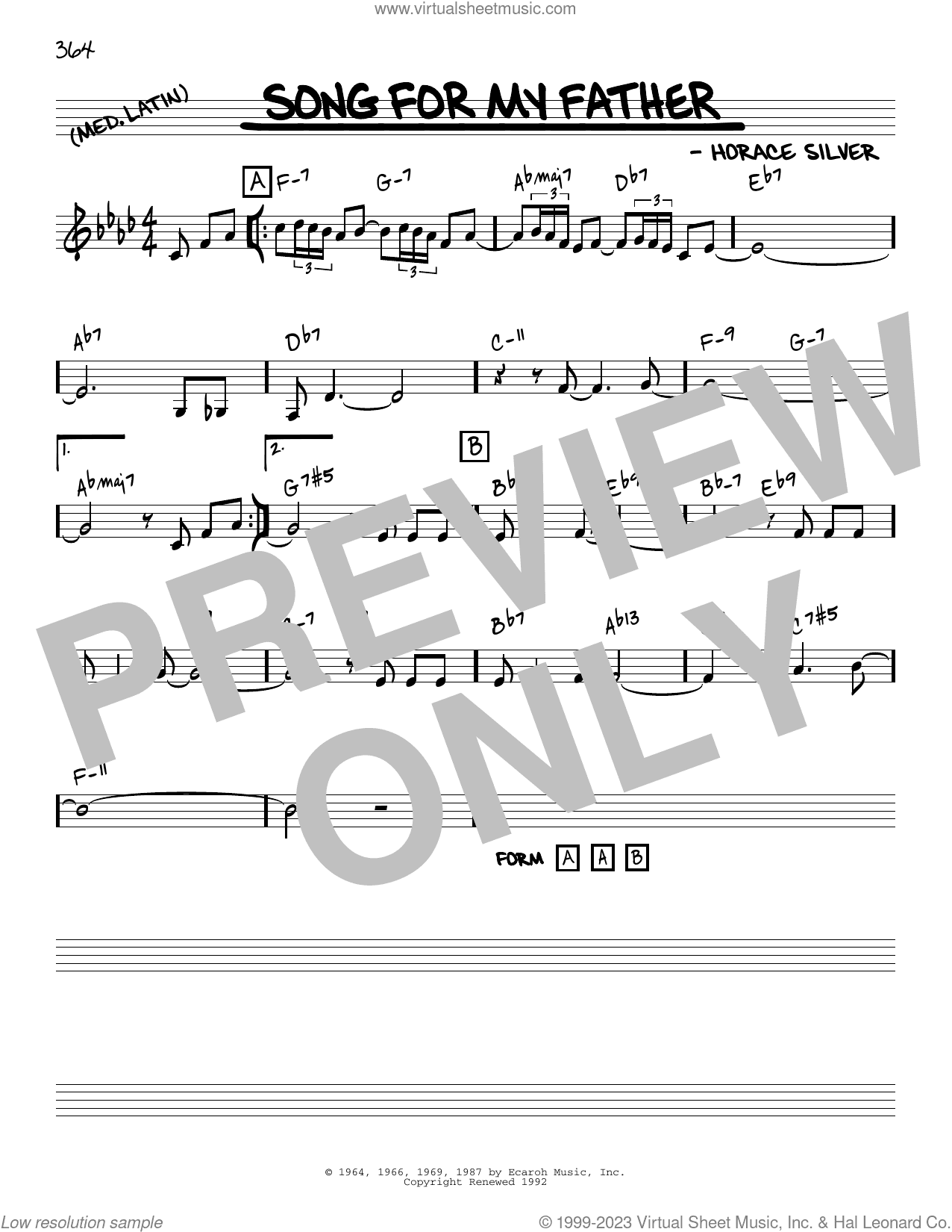 Song For My Father (arr. Jack Grassel)