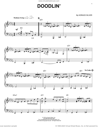 Doodlin' (arr. Brent Edstrom)