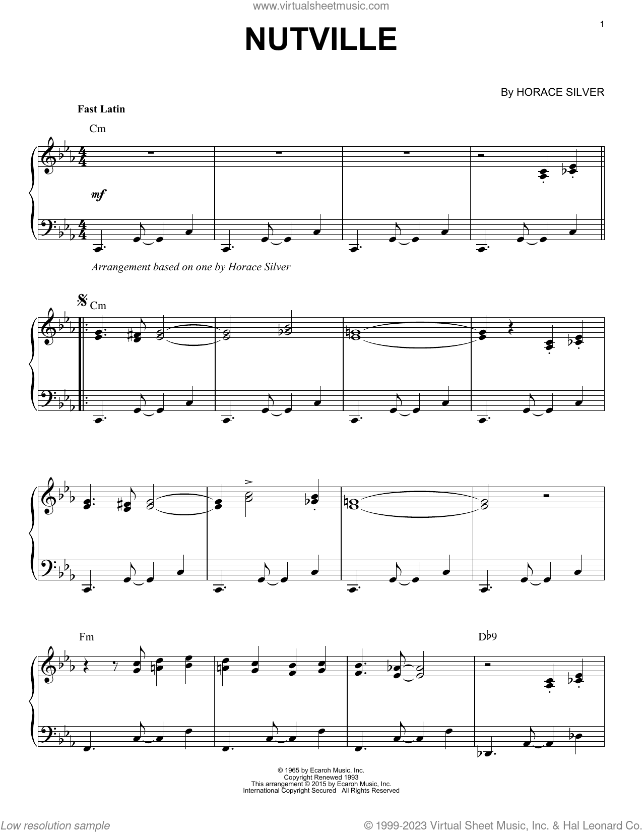 Nutville (arr. Brent Edstrom)