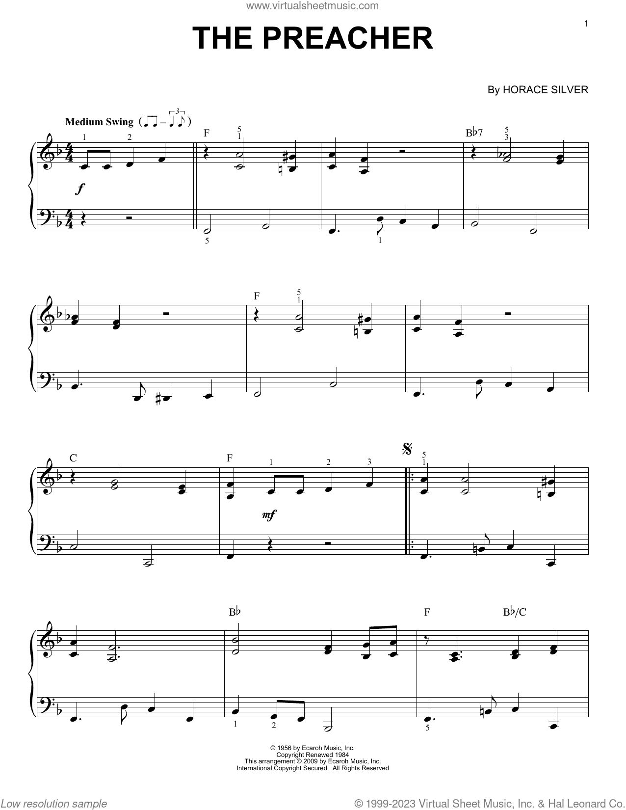 The Preacher (arr. Brent Edstrom)