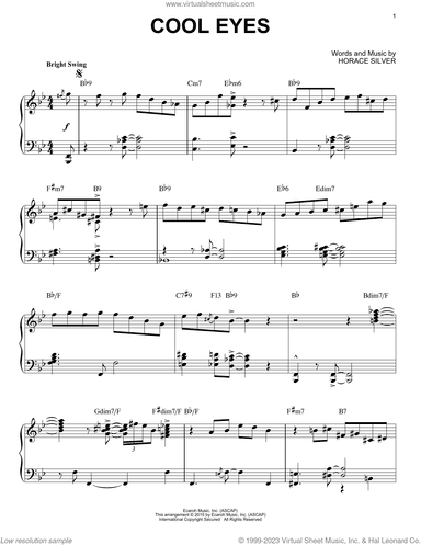 Cool Eyes (arr. Brent Edstrom)
