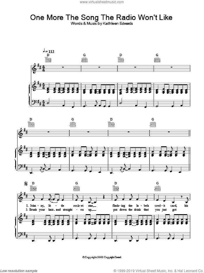 One More The Song The Radio Won't Like