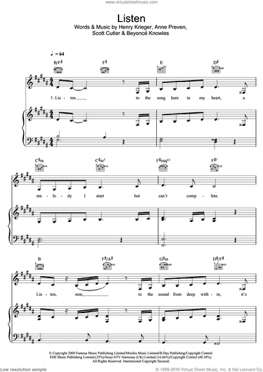 Listen (from Dreamgirls)