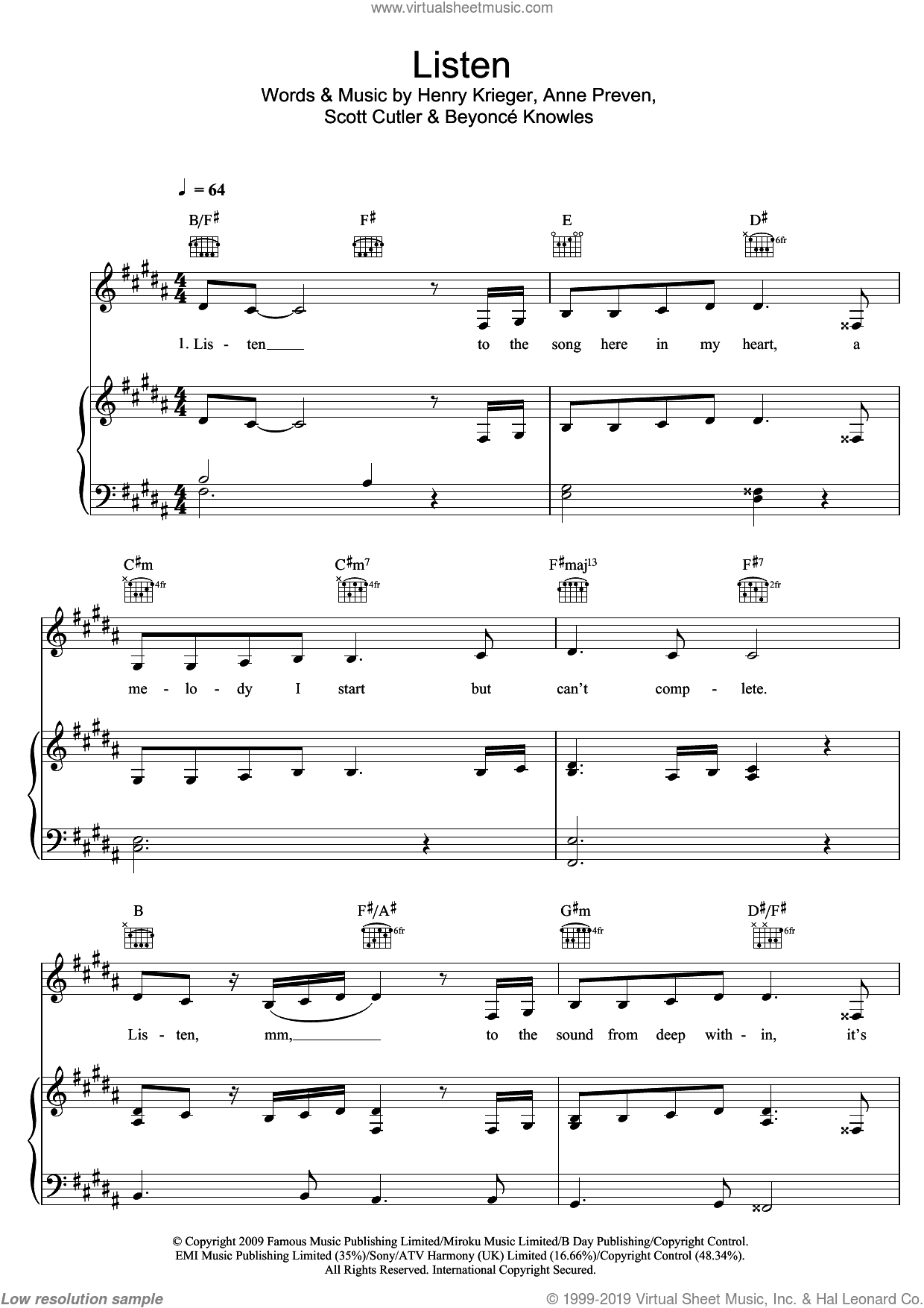 Listen (from Dreamgirls)