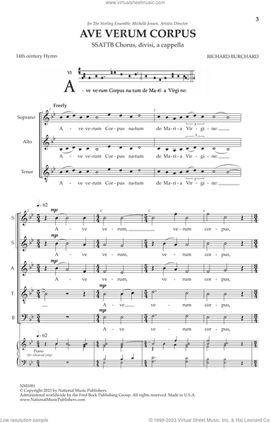 Ave Verum Corpus (Partner For O Magnum Mysterium)